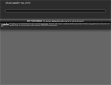 Tablet Screenshot of diariandorra.info